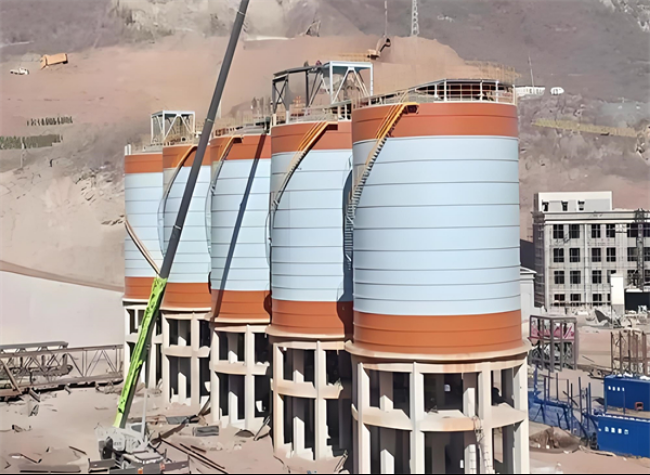 和田县高架钢板仓